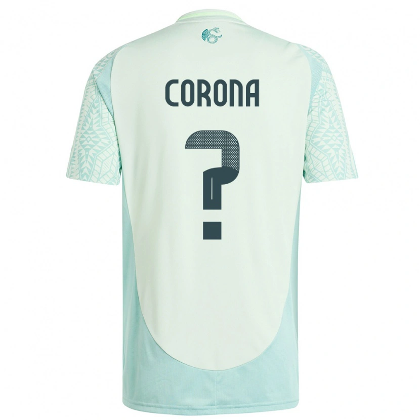 Danxen Dzieci Meksyk Michael Corona #0 Lniana Zieleń Wyjazdowa Koszulka 24-26 Koszulki Klubowe