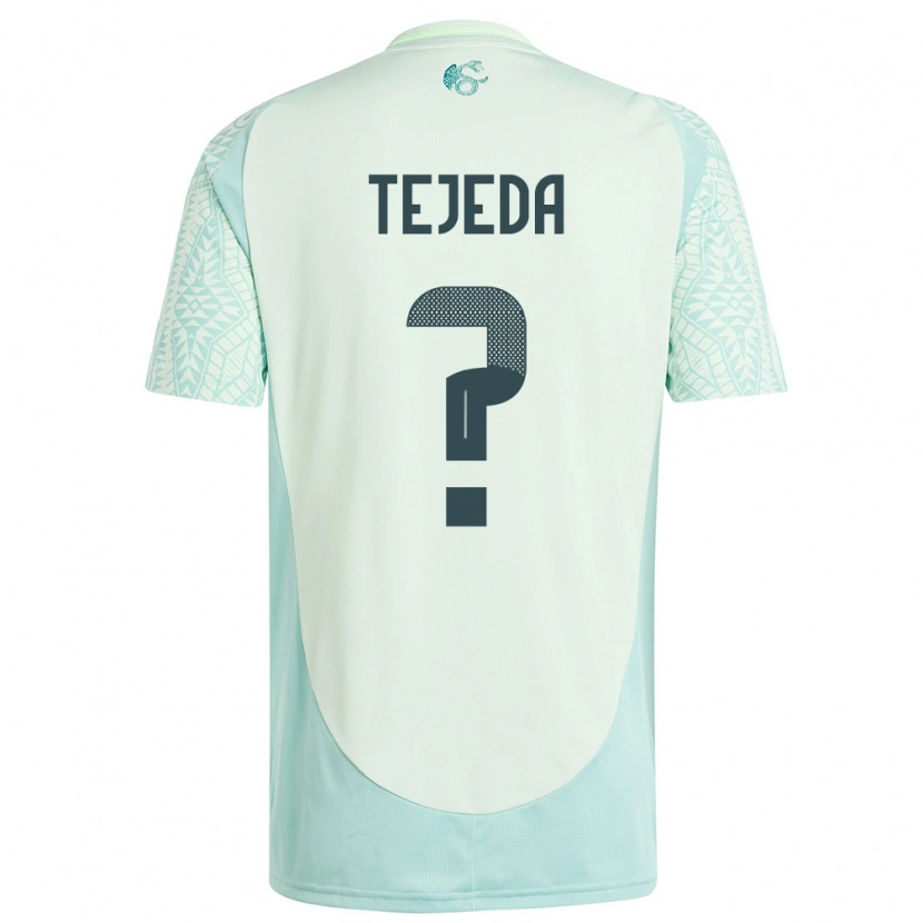 Danxen Dzieci Meksyk Saulo Tejeda #0 Lniana Zieleń Wyjazdowa Koszulka 24-26 Koszulki Klubowe