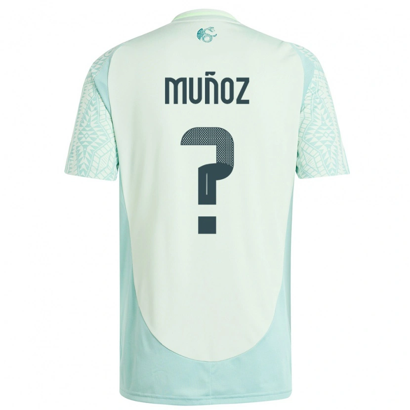 Danxen Dzieci Meksyk Jorge Muñoz #0 Lniana Zieleń Wyjazdowa Koszulka 24-26 Koszulki Klubowe