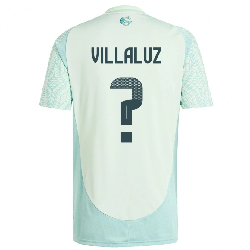 Danxen Dzieci Meksyk César Villaluz #0 Lniana Zieleń Wyjazdowa Koszulka 24-26 Koszulki Klubowe