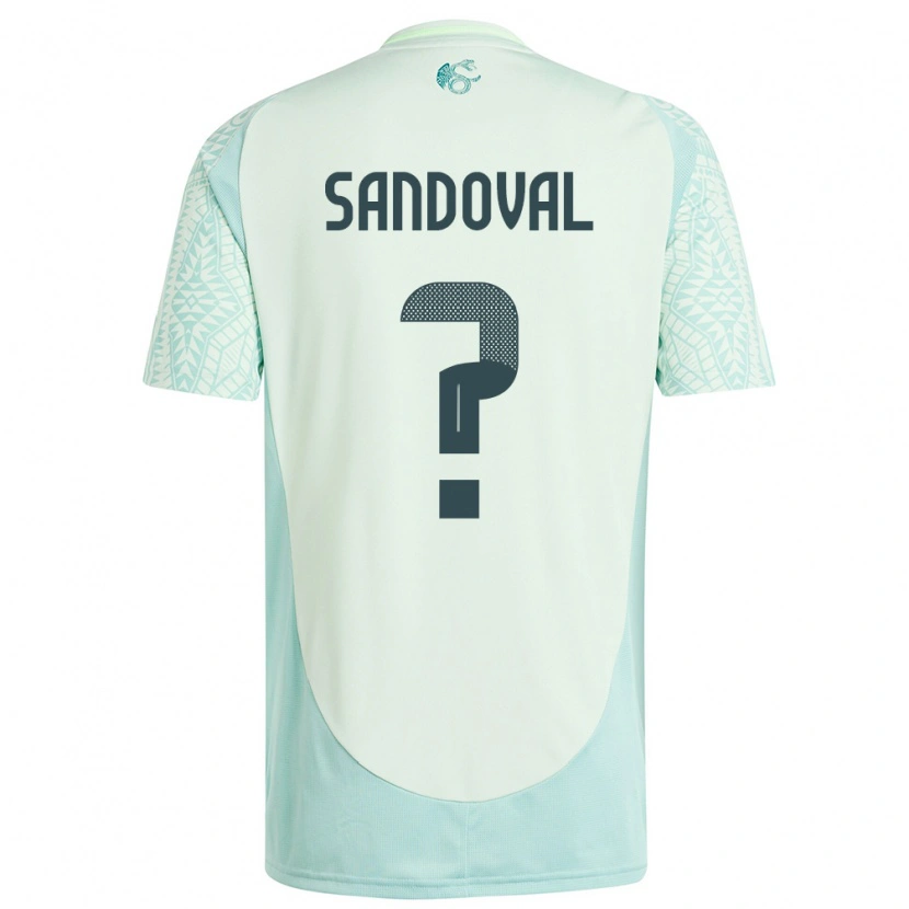 Danxen Dzieci Meksyk Axel Sandoval #0 Lniana Zieleń Wyjazdowa Koszulka 24-26 Koszulki Klubowe
