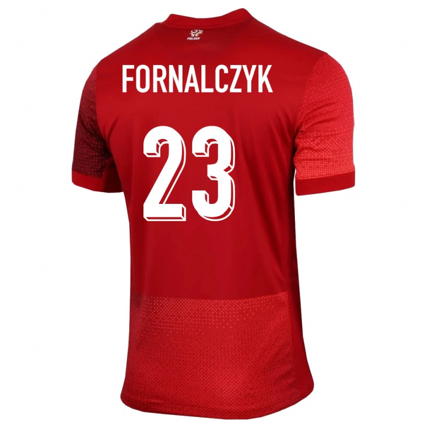 Danxen Dzieci Polska Mariusz Fornalczyk #23 Czerwony Wyjazdowa Koszulka 24-26 Koszulki Klubowe