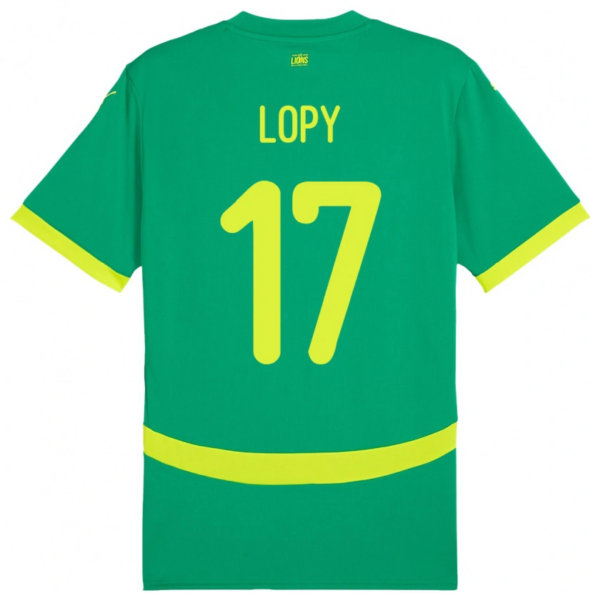 Danxen Dzieci Senegal Dion Lopy #17 Zielony Wyjazdowa Koszulka 24-26 Koszulki Klubowe