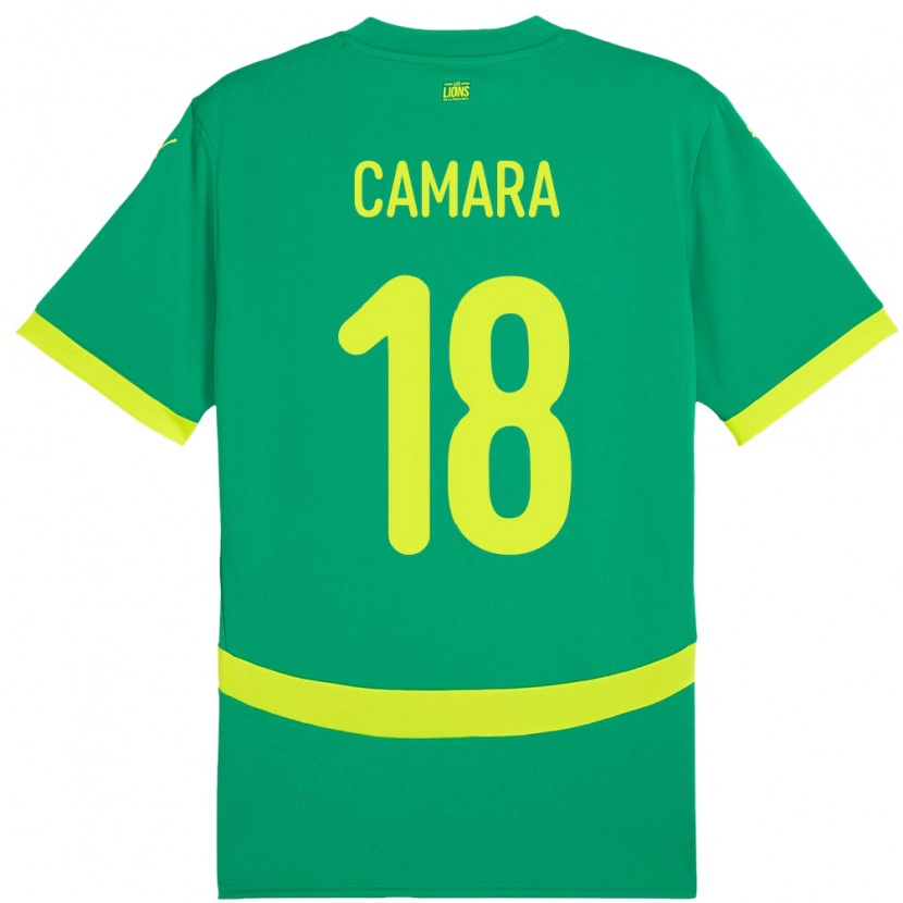 Danxen Dzieci Senegal Meta Camara #18 Zielony Wyjazdowa Koszulka 24-26 Koszulki Klubowe
