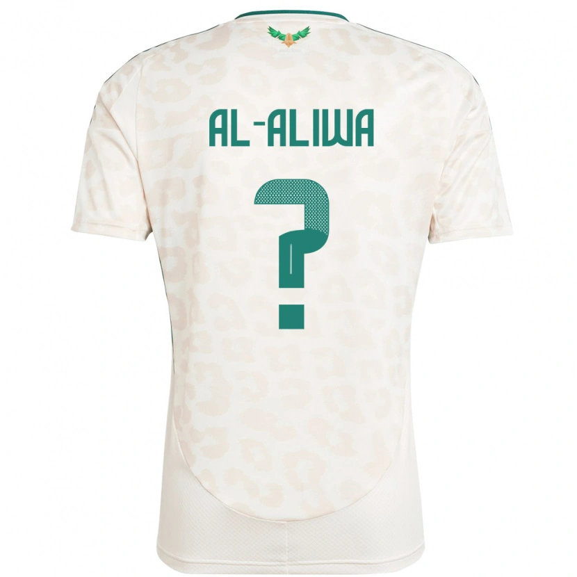 Danxen Dzieci Arabia Saudyjska Abdulaziz Al-Aliwa #0 Biały Wyjazdowa Koszulka 24-26 Koszulki Klubowe