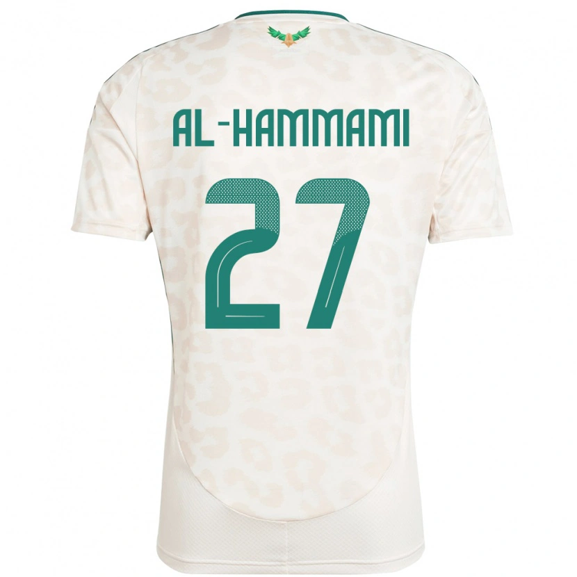 Danxen Dzieci Arabia Saudyjska Hammam Al-Hammami #27 Biały Wyjazdowa Koszulka 24-26 Koszulki Klubowe