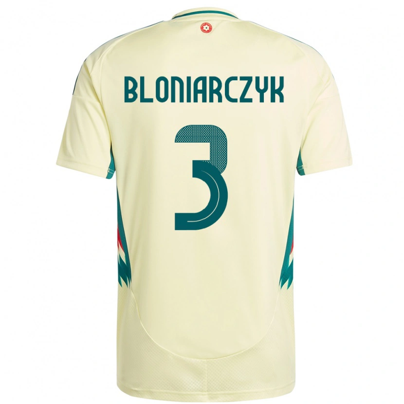 Danxen Dzieci Walia Kaven Bloniarczyk #3 Beżowy Żółty Wyjazdowa Koszulka 24-26 Koszulki Klubowe