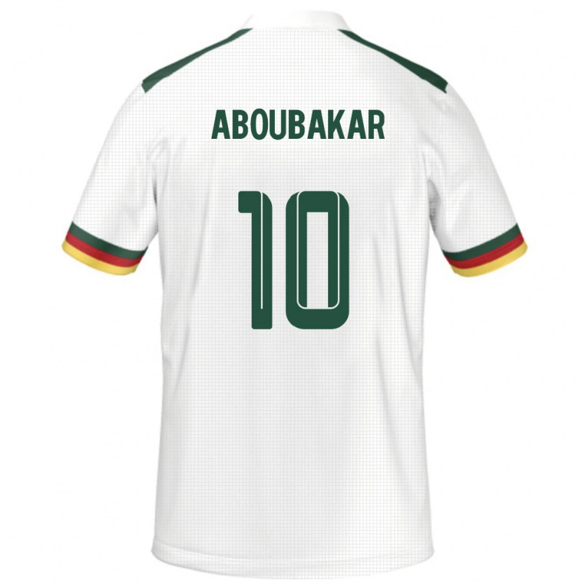Danxen Dzieci Kamerun Vincent Aboubakar #10 Biały Wyjazdowa Koszulka 24-26 Koszulki Klubowe