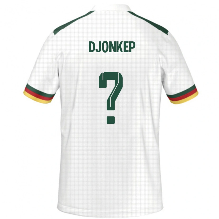 Danxen Dzieci Kamerun Harisson Djonkep #0 Biały Wyjazdowa Koszulka 24-26 Koszulki Klubowe