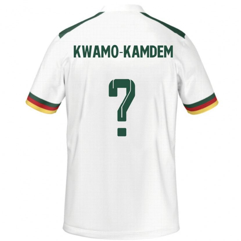 Danxen Dzieci Kamerun Jerome Noel Kwamo-Kamdem #0 Biały Wyjazdowa Koszulka 24-26 Koszulki Klubowe