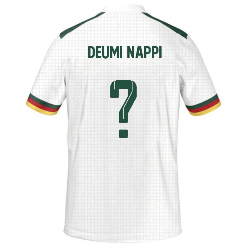 Danxen Dzieci Kamerun Dimitrie Deumi-Nappi #0 Biały Wyjazdowa Koszulka 24-26 Koszulki Klubowe