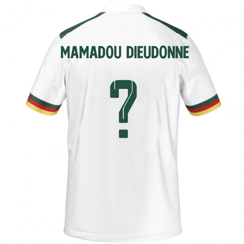 Danxen Dzieci Kamerun Malik Mamadou Dieudonne #0 Biały Wyjazdowa Koszulka 24-26 Koszulki Klubowe