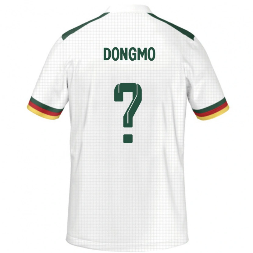 Danxen Dzieci Kamerun Fabien Dongmo #0 Biały Wyjazdowa Koszulka 24-26 Koszulki Klubowe