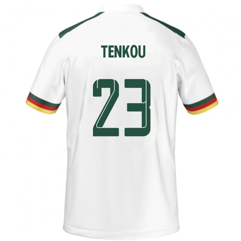 Danxen Dzieci Kamerun Yanike Tenkou #23 Biały Wyjazdowa Koszulka 24-26 Koszulki Klubowe