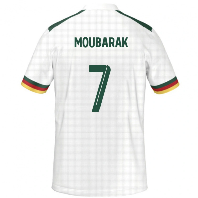 Danxen Dzieci Kamerun Alioum Moubarak #7 Biały Wyjazdowa Koszulka 24-26 Koszulki Klubowe