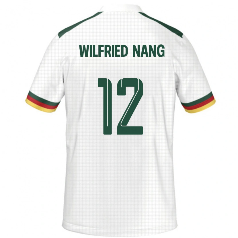 Danxen Dzieci Kamerun Toni Wilfried Nang #12 Biały Wyjazdowa Koszulka 24-26 Koszulki Klubowe