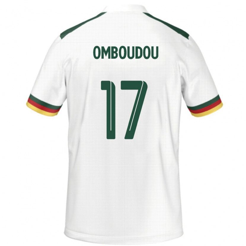 Danxen Dzieci Kamerun Brigitte Omboudou #17 Biały Wyjazdowa Koszulka 24-26 Koszulki Klubowe