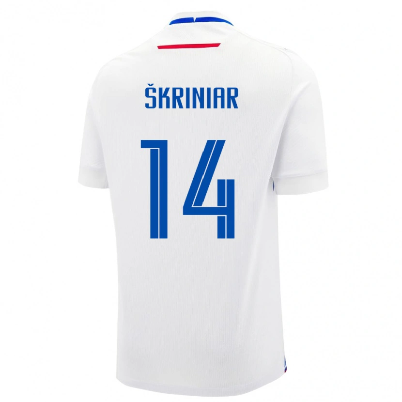 Danxen Dzieci Słowacja Milan Skriniar #14 Biały Wyjazdowa Koszulka 24-26 Koszulki Klubowe