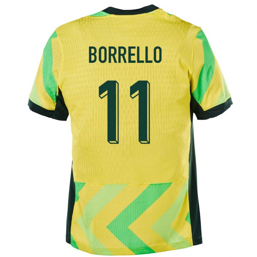 Danxen Męski Australia Brandon Borrello #11 Złoty Domowa Koszulka 24-26 Koszulki Klubowe