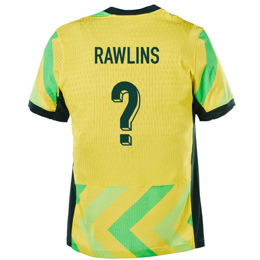 Danxen Męski Australia Joshua Rawlins #0 Złoty Domowa Koszulka 24-26 Koszulki Klubowe