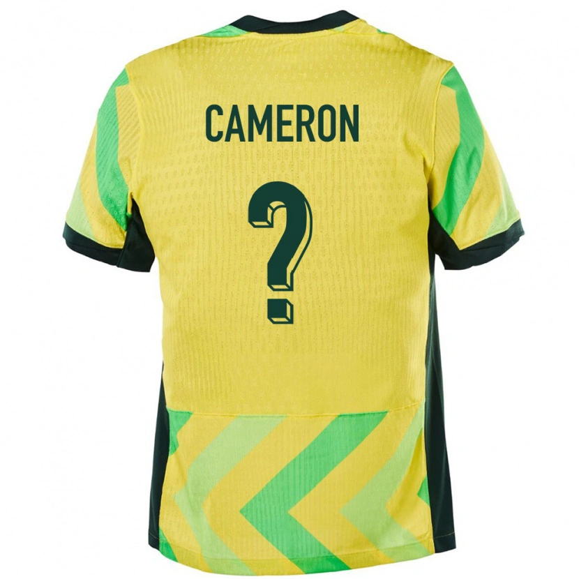 Danxen Męski Australia Jesse Cameron #0 Złoty Domowa Koszulka 24-26 Koszulki Klubowe