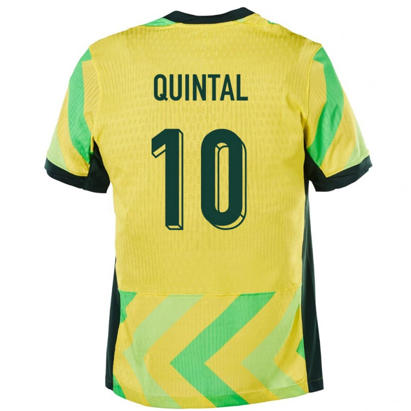 Danxen Męski Australia Tiago Quintal #10 Złoty Domowa Koszulka 24-26 Koszulki Klubowe