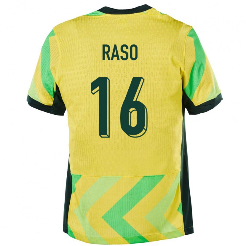 Danxen Męski Australia Hayley Raso #16 Złoty Domowa Koszulka 24-26 Koszulki Klubowe