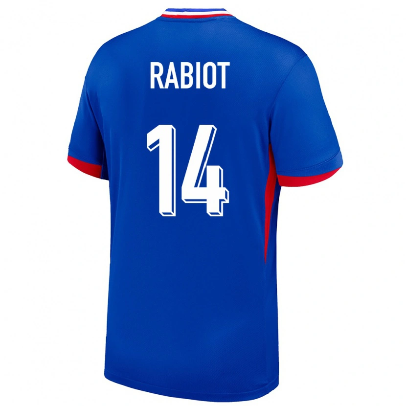 Danxen Męski Francja Adrien Rabiot #14 Niebieski Domowa Koszulka 24-26 Koszulki Klubowe