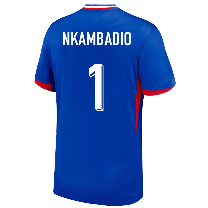 Danxen Męski Francja Obed Nkambadio #1 Niebieski Domowa Koszulka 24-26 Koszulki Klubowe