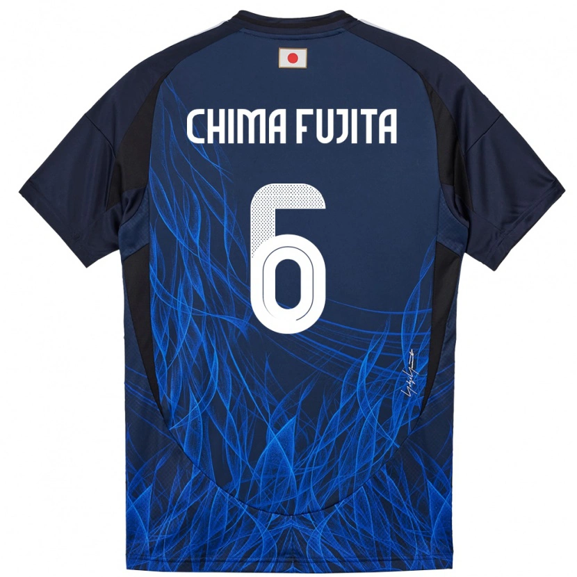 Danxen Męski Japonia Joel Chima Fujita #6 Ciemnoniebieski Domowa Koszulka 24-26 Koszulki Klubowe