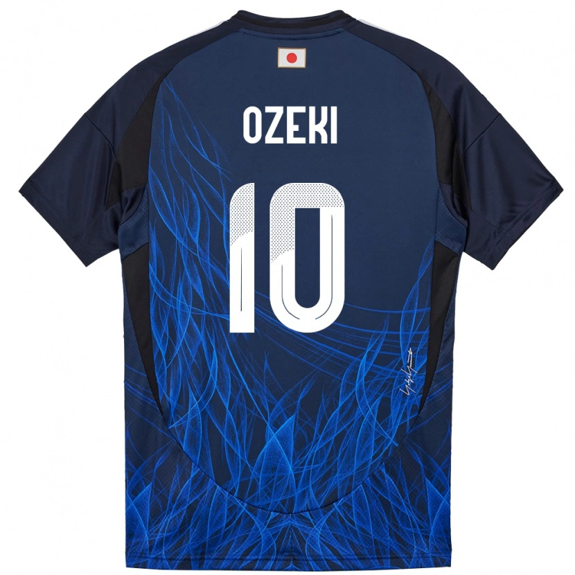 Danxen Męski Japonia Yuto Ozeki #10 Ciemnoniebieski Domowa Koszulka 24-26 Koszulki Klubowe