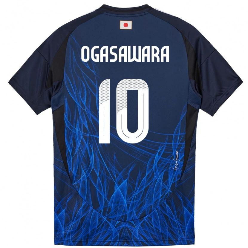 Danxen Męski Japonia Hiro Ogasawara #10 Ciemnoniebieski Domowa Koszulka 24-26 Koszulki Klubowe