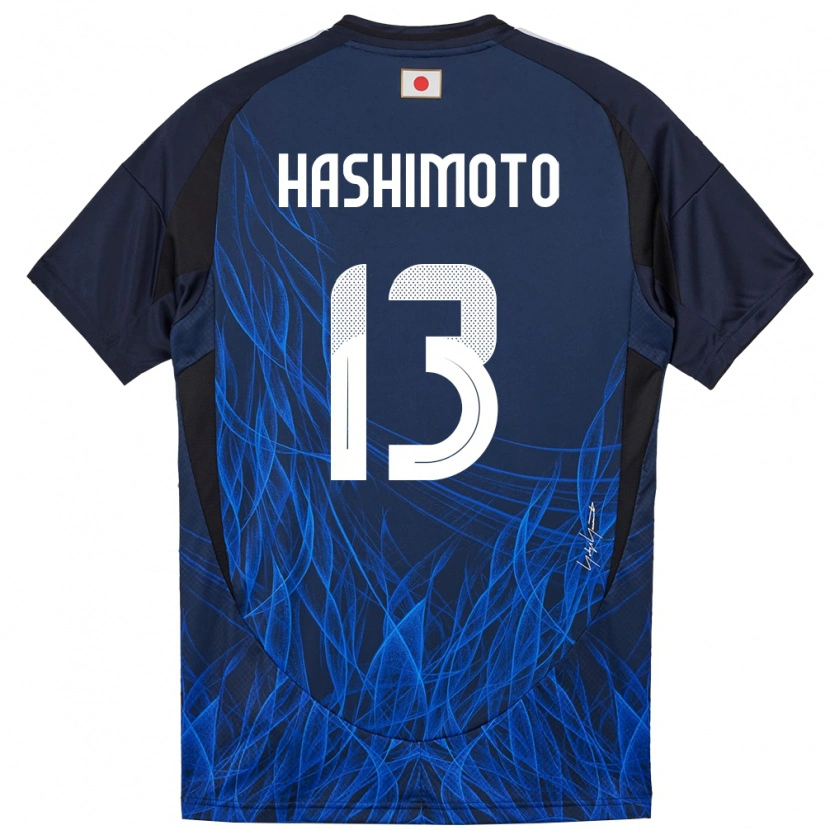 Danxen Męski Japonia Riku Hashimoto #13 Ciemnoniebieski Domowa Koszulka 24-26 Koszulki Klubowe
