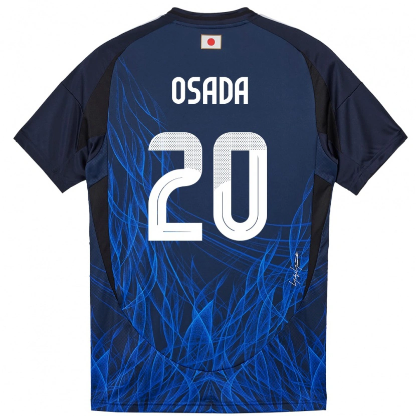 Danxen Męski Japonia Towa Osada #20 Ciemnoniebieski Domowa Koszulka 24-26 Koszulki Klubowe