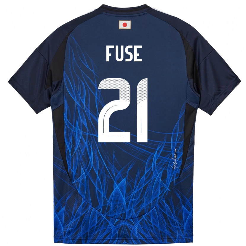 Danxen Męski Japonia Katsuma Fuse #21 Ciemnoniebieski Domowa Koszulka 24-26 Koszulki Klubowe