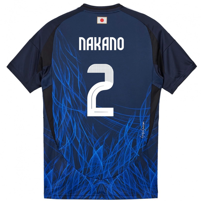 Danxen Męski Japonia Shinya Nakano #2 Ciemnoniebieski Domowa Koszulka 24-26 Koszulki Klubowe