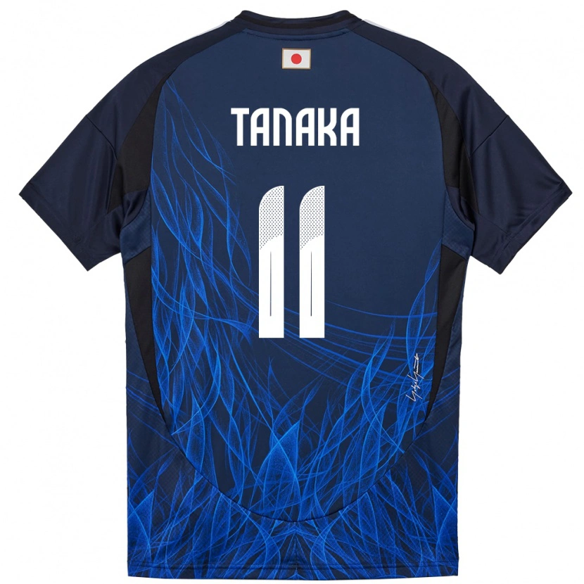 Danxen Męski Japonia Mina Tanaka #11 Ciemnoniebieski Domowa Koszulka 24-26 Koszulki Klubowe