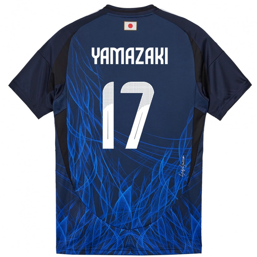 Danxen Męski Japonia Taishin Yamazaki #17 Ciemnoniebieski Domowa Koszulka 24-26 Koszulki Klubowe