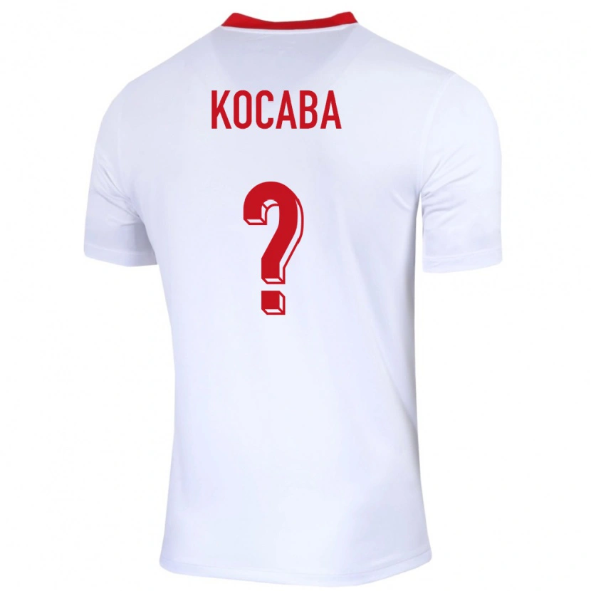 Danxen Męski Polska Filip Kocaba #0 Biały Domowa Koszulka 24-26 Koszulki Klubowe