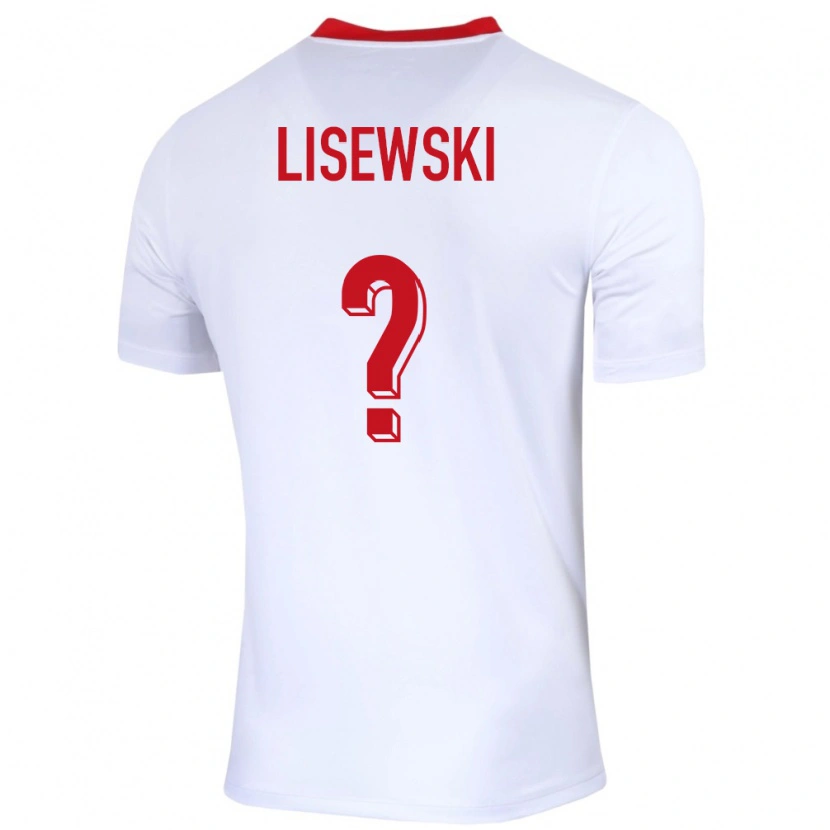 Danxen Męski Polska Robin Lisewski #0 Biały Domowa Koszulka 24-26 Koszulki Klubowe