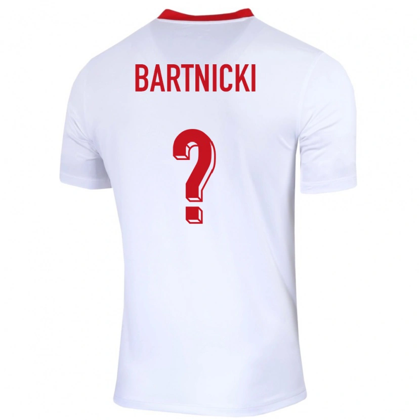 Danxen Męski Polska Piotr Bartnicki #0 Biały Domowa Koszulka 24-26 Koszulki Klubowe