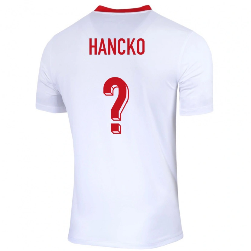 Danxen Męski Polska Adam Hancko #0 Biały Domowa Koszulka 24-26 Koszulki Klubowe