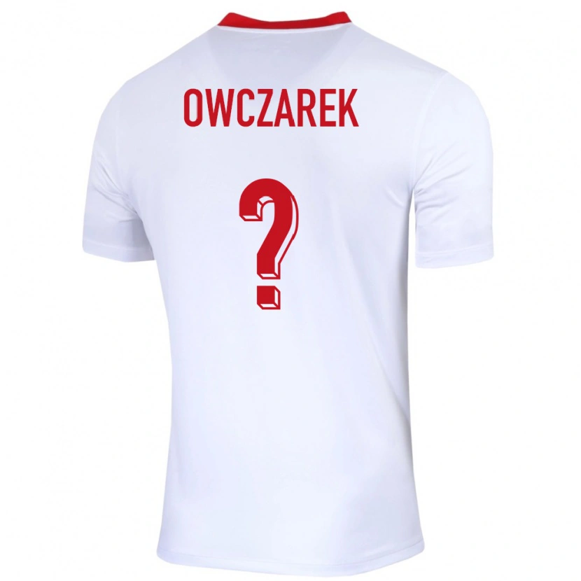 Danxen Męski Polska Igor Owczarek #0 Biały Domowa Koszulka 24-26 Koszulki Klubowe