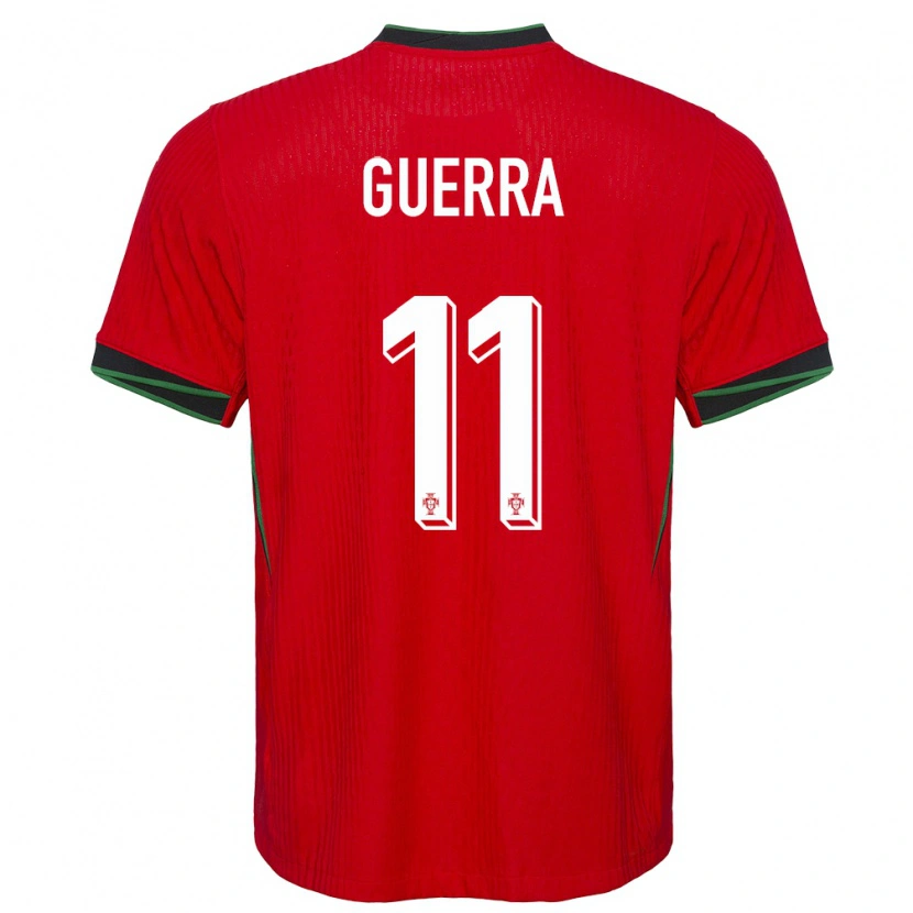 Danxen Męski Portugalia Gustavo Guerra #11 Czerwony Domowa Koszulka 24-26 Koszulki Klubowe