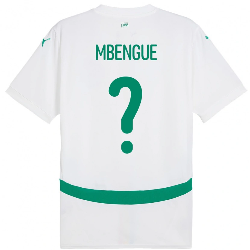 Danxen Męski Senegal Amadou Salif Mbengue #0 Biały Domowa Koszulka 24-26 Koszulki Klubowe