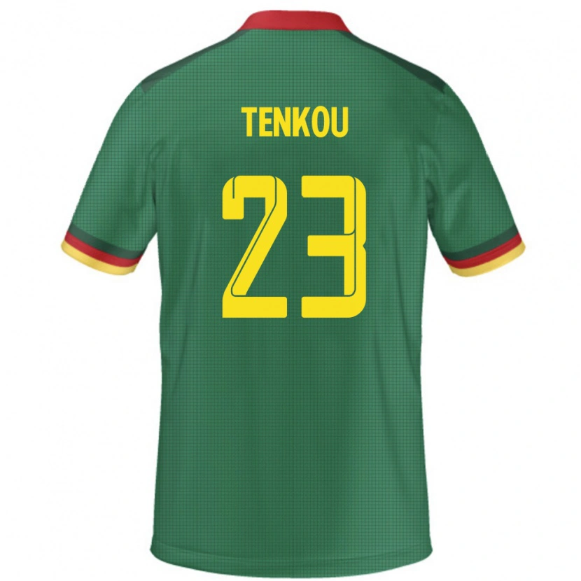 Danxen Męski Kamerun Yanike Tenkou #23 Zielony Domowa Koszulka 24-26 Koszulki Klubowe