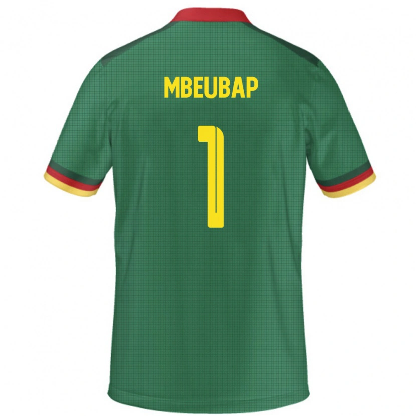 Danxen Męski Kamerun Jacques Mbeubap #1 Zielony Domowa Koszulka 24-26 Koszulki Klubowe