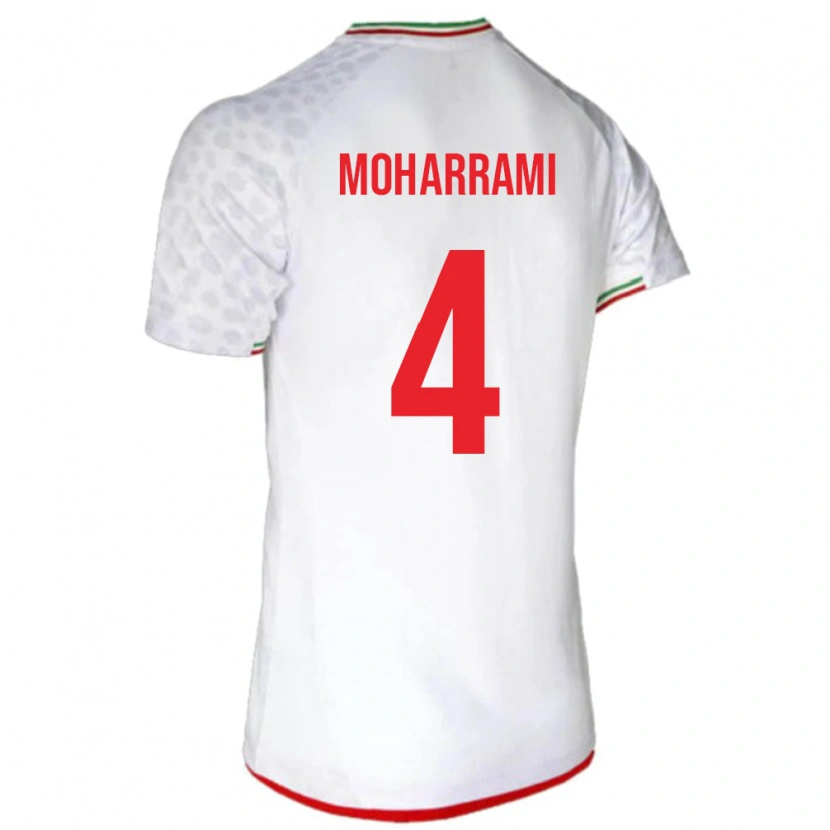 Danxen Męski Iran Mohammadreza Moharrami #4 Biały Domowa Koszulka 24-26 Koszulki Klubowe