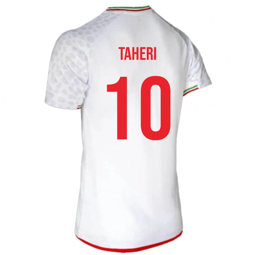 Danxen Męski Iran Kasra Taheri #10 Biały Domowa Koszulka 24-26 Koszulki Klubowe