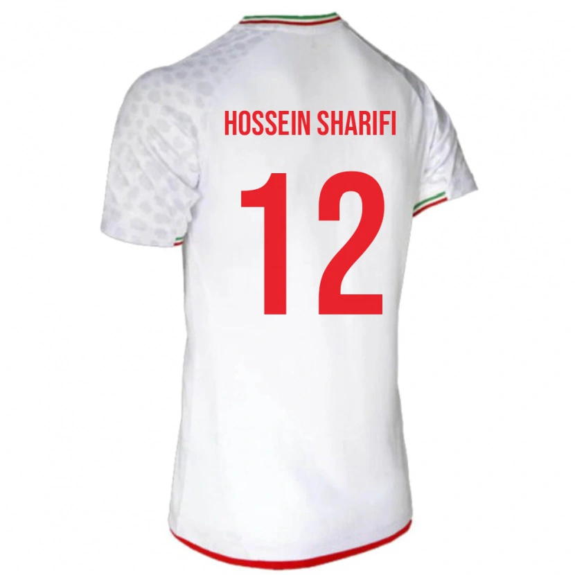 Danxen Męski Iran Mohammad Hossein Sharifi #12 Biały Domowa Koszulka 24-26 Koszulki Klubowe